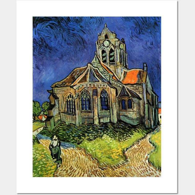 Church at Auvers by Vincent van Gogh Wall Art by MasterpieceCafe